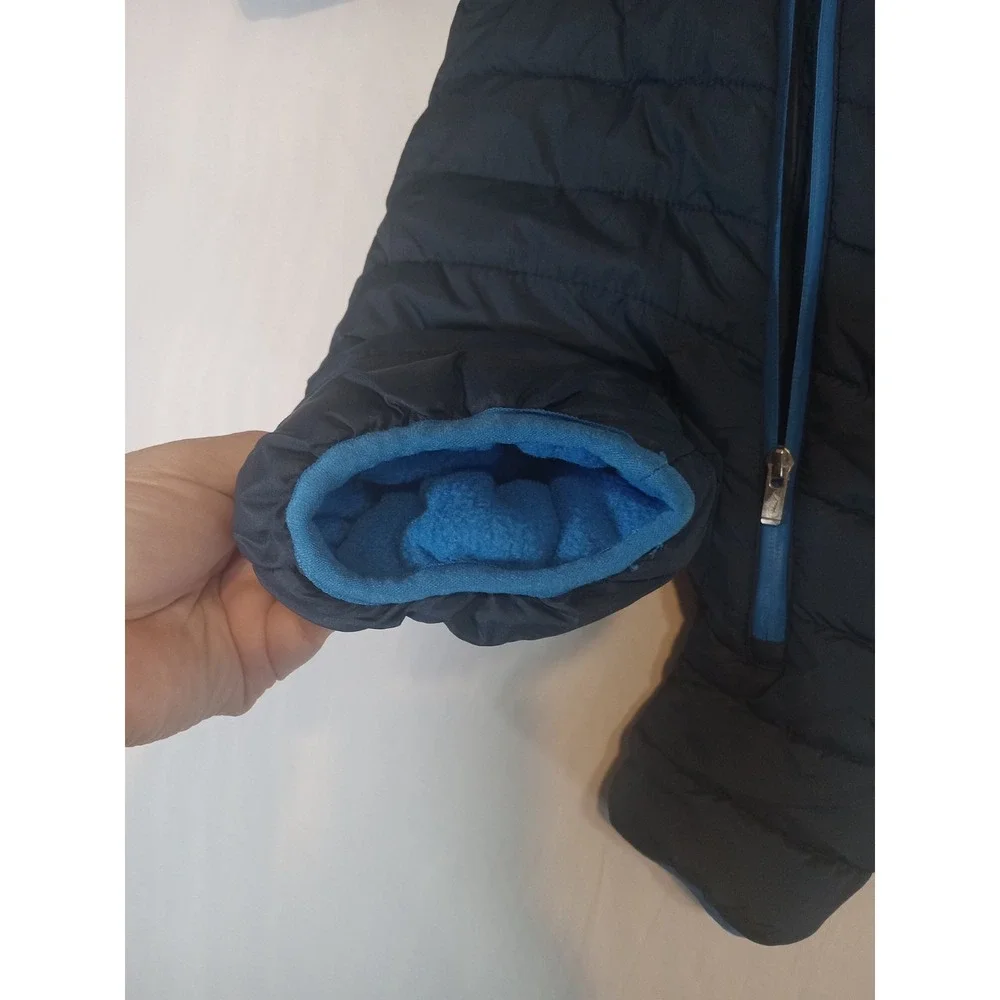Nike Swoosh Infant Size 6-9‎ Months Navy Blue Quilted Puffer Snow Suit